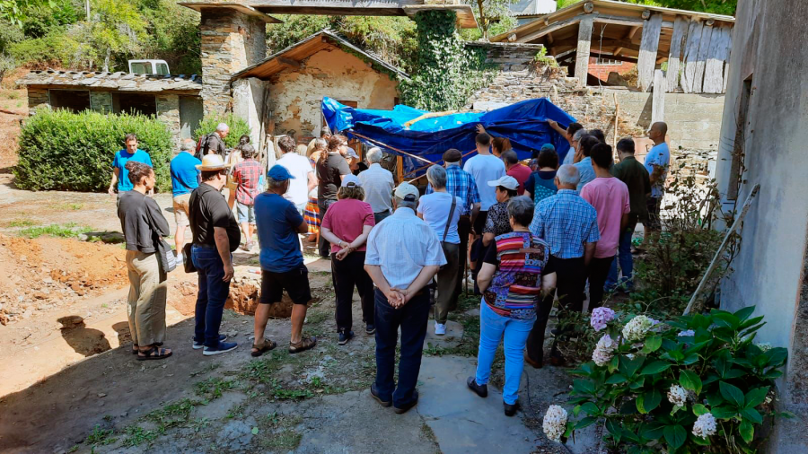 Visita guiada realizada á escavación arqueolóxica