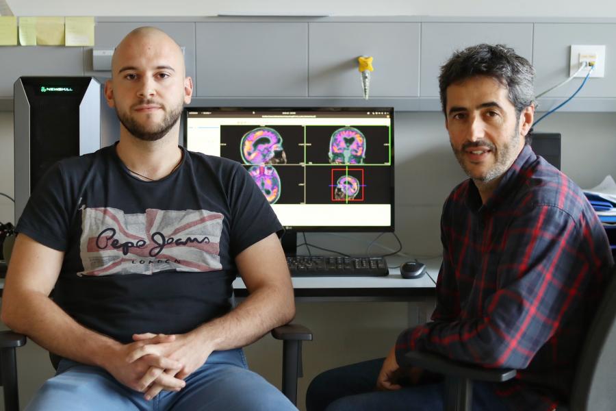 Alejandro Costoya-Sánchez (esquerda) e Pablo Aguiar 