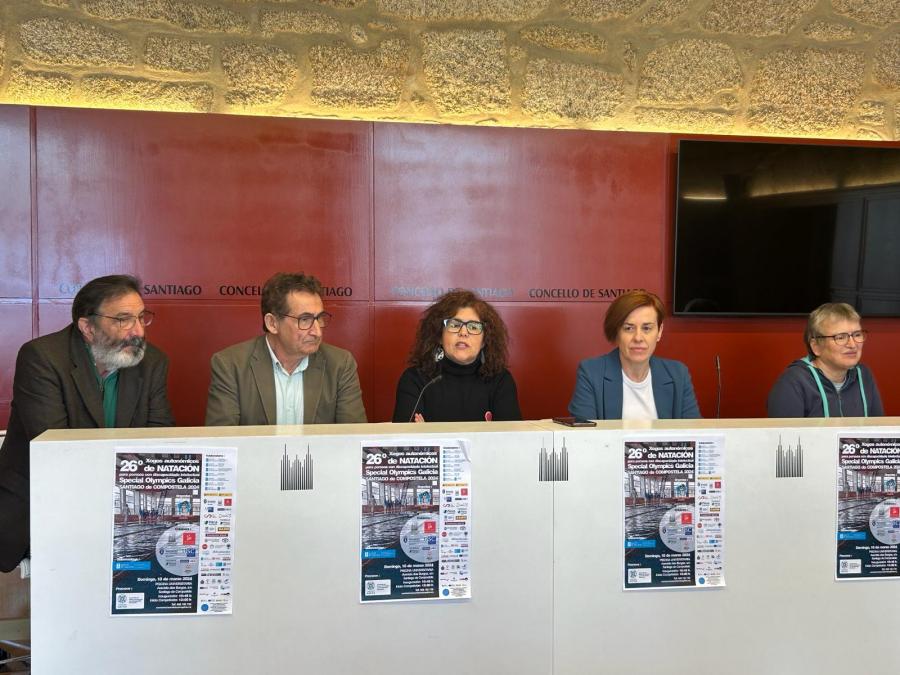 Rolda de prensa de presentación. FOTO: Concello de Santiago 