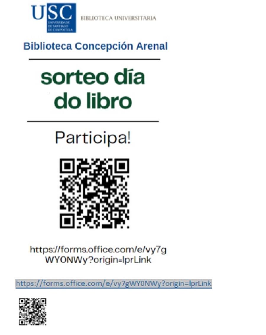 A Biblioteca Concepción Arenal organiza un sorteo de libros con motivo do Día do Libro