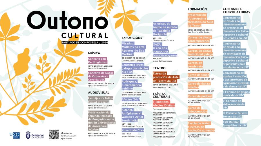 Programación do Outono Cultural en Santiago