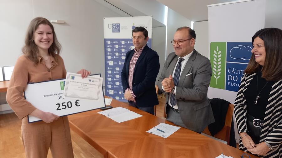 Sonia Boado Crego acadou o terceiro premio