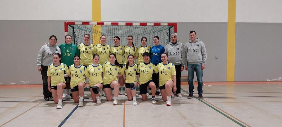Equipo de balonmán feminino da USC