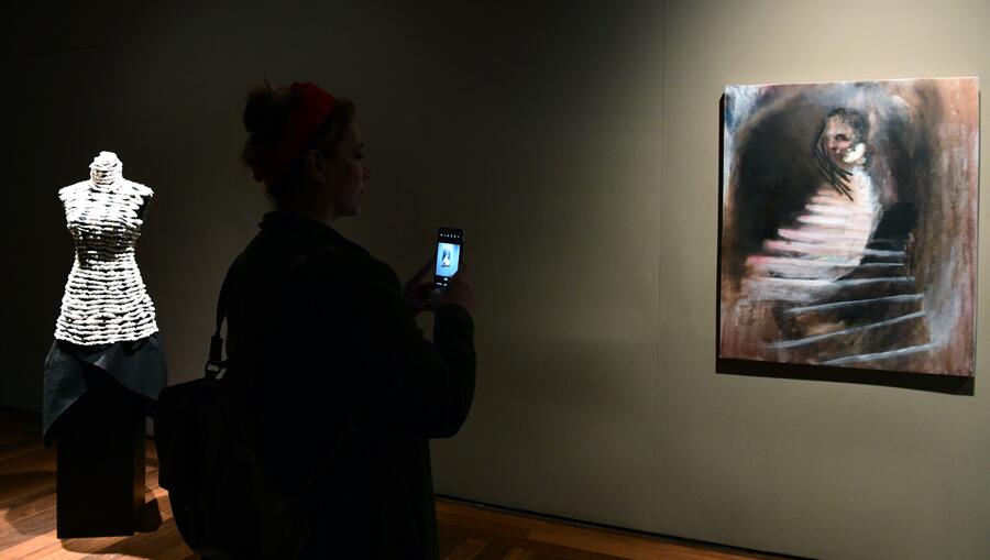 A mostra consta de oito pezas. Foto: Santi Alvite