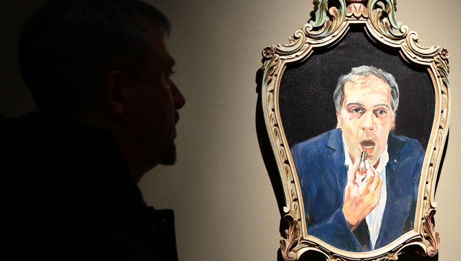 Unha das pezas da exposición en Fonseca. Foto: Santi Alvite