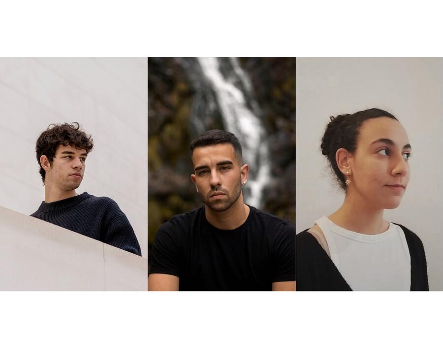 De esquerda a dereita, Marco Nieto, Anxo Nieto e Miriam Vilarnovo