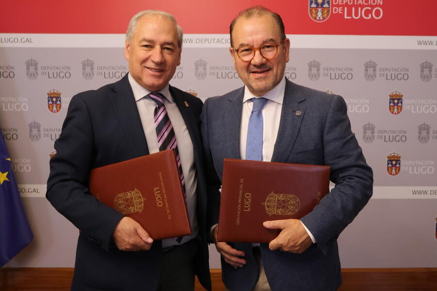 O reitor agradeceu a colaboración da Deputación de Lugo “por contribuír un ano máis ao reforzo de institutos e centros de investigación"