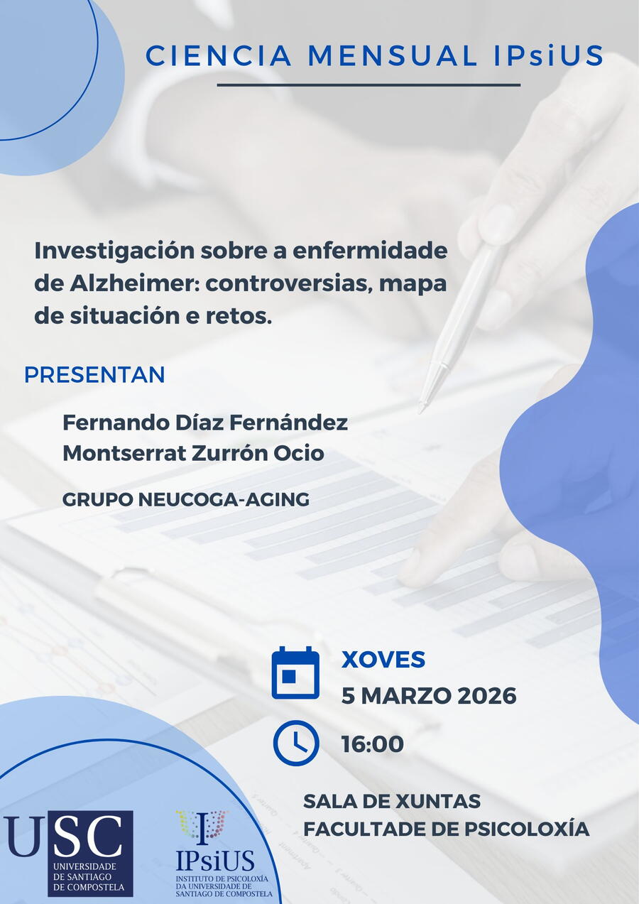 Cartel de Ciencia Mensual do IPsiUS de marzo