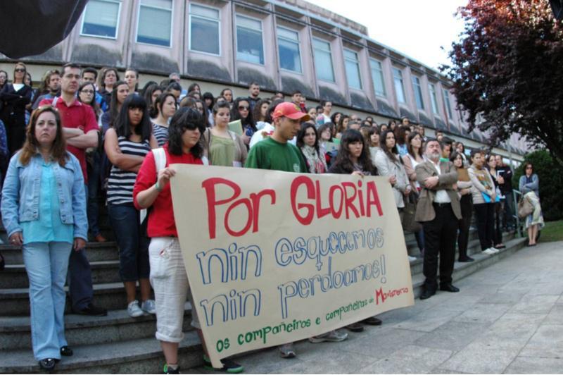 Berro de silencio contra a violencia de xénero
