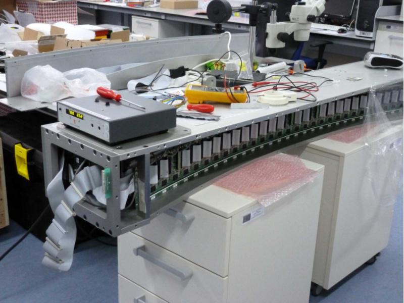 O grupo de Radiofísica da USC constrúe o maior detector de Tomografía Computerizada por Raios X existente en España