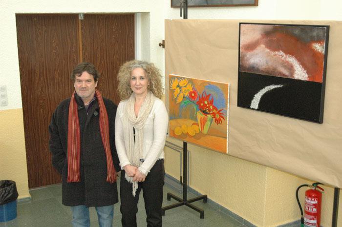 A profesora da USC Carmen Torres Maroño gaña o concurso de pintura ‘CreArte na Universidade’