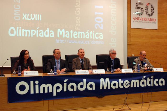 Entregaron na USC os premios da olimpíada matemática galega