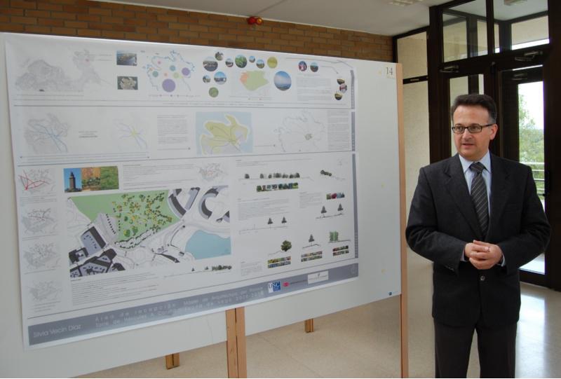 A EPS de Lugo expón os mellores traballos dos alumnos do máster en Arquitectura da Paisaxe 