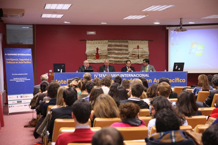 Inaugurado o cuarto encontro internacional do Seminario de Estudos de Seguridade USC-CESEDEN dedicado á intelixencia, seguridade e defensa en Asia Pacífico