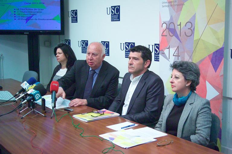 48 graos e 75 másteres, a oferta académica da USC para o curso 2013-2014