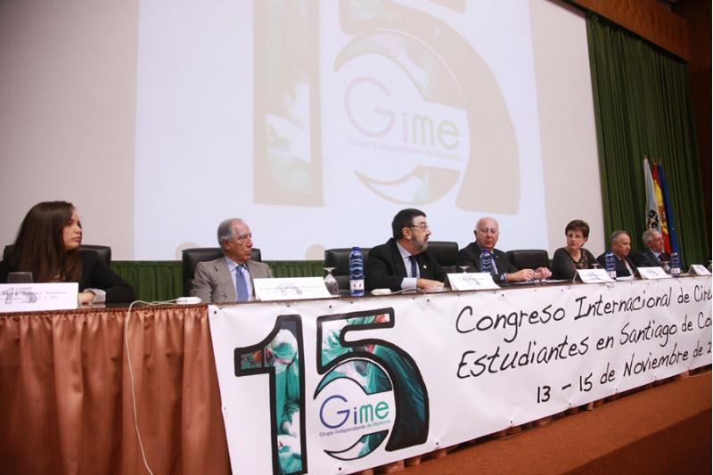 Enrique Moreno, Premio Príncipe de Asturias, inaugurou en Santiago o XV Congreso Internacional de Cirurxía para Estudantes