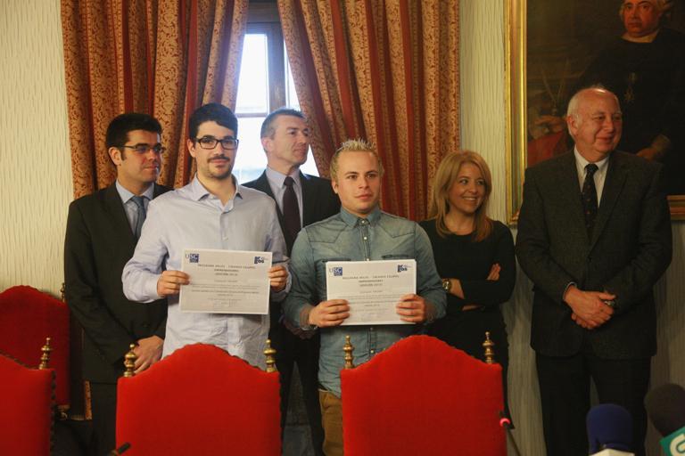 O programa de emprendemento universitario Argos premia as propostas de i-Grape, Vacsain e Yhumind