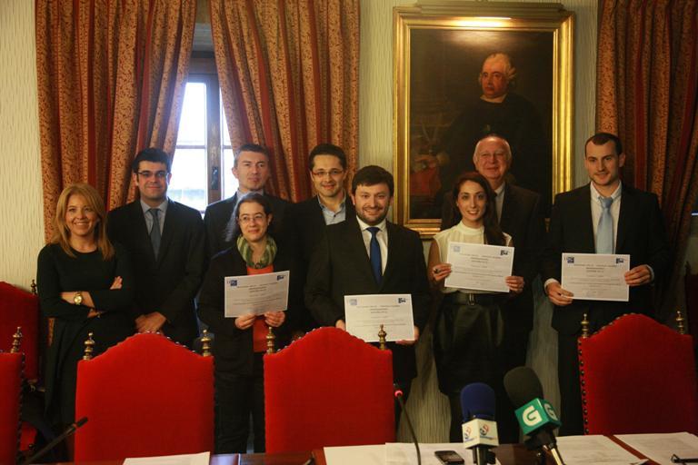 O programa de emprendemento universitario Argos premia as propostas de i-Grape, Vacsain e Yhumind