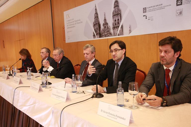 O Congreso da Asociación Española de Profesores de Dereito Administrativo celébrase por vez primeira en Galicia 