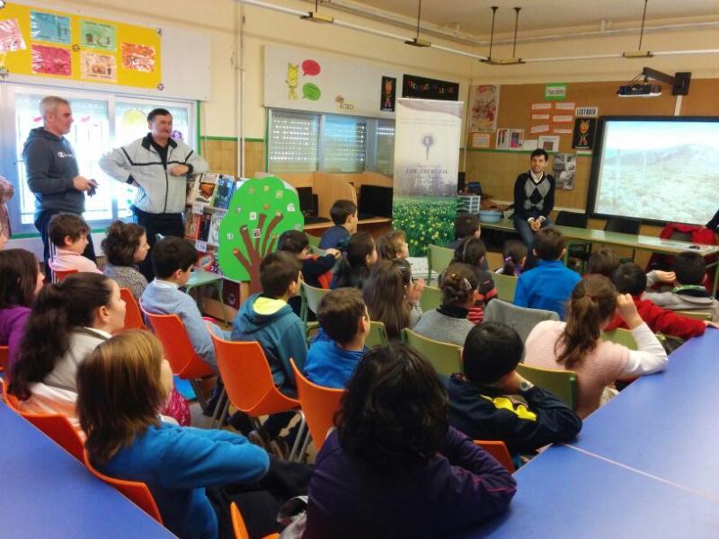 O Ibader celebra o Día Mundial dos Humidais cunha xornada de  divulgación e información no Ceip Santa María do Valadouro