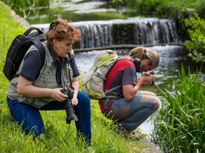 O III Curso de Fotografía na Natureza da Fundación USC Deportiva centra as miradas nos paseos do Miño e do Rato