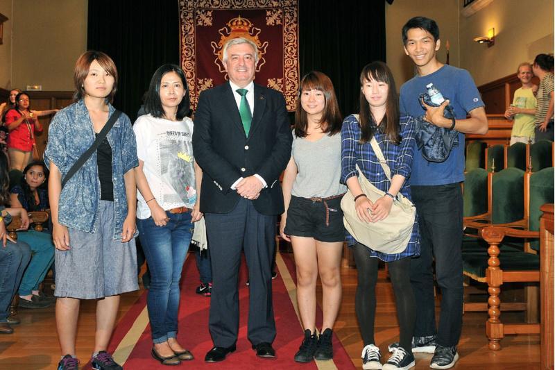 Fonseca acolle o acto de benvida a estudantes estranxeiros