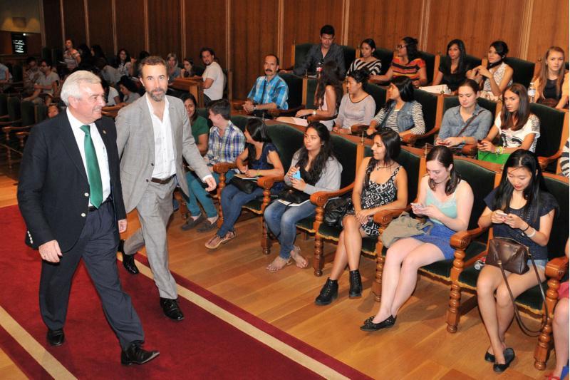 Fonseca acolle o acto de benvida a estudantes estranxeiros