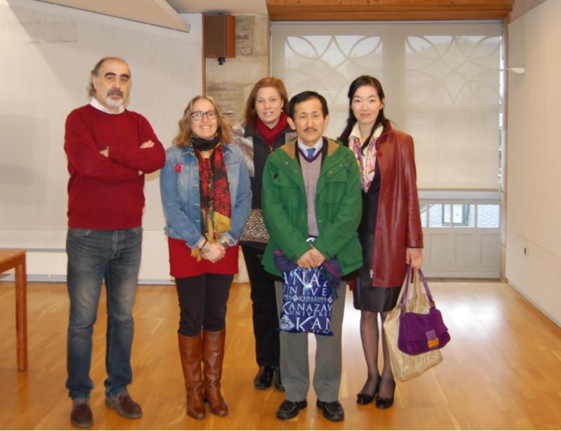 Recepción de profesores xaponeses que fan unha estadía na Facultade de Humanidades co programa Vía Láctea
