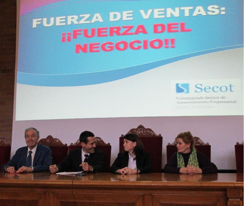 O economista Miguel Bello Vázquez destaca a importancia das vendas nas empresas na Facultade de ADE