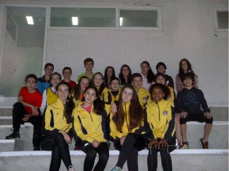 O Club USC logra tres medallas no Campionato Galego Cadete de pista cuberta