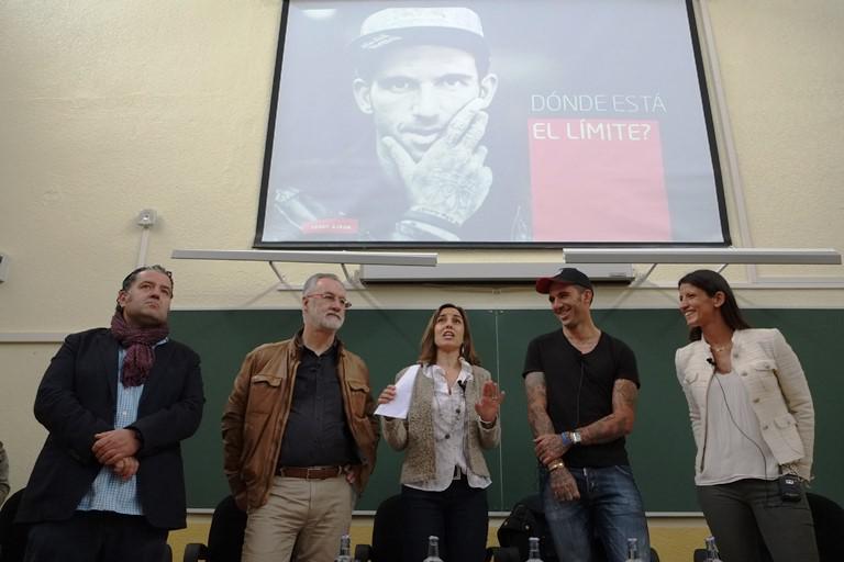 O ultrafondista e empresario Josef Ajram pronunciou unha conferencia na Facultade de Ciencias Económicas e Empresariais