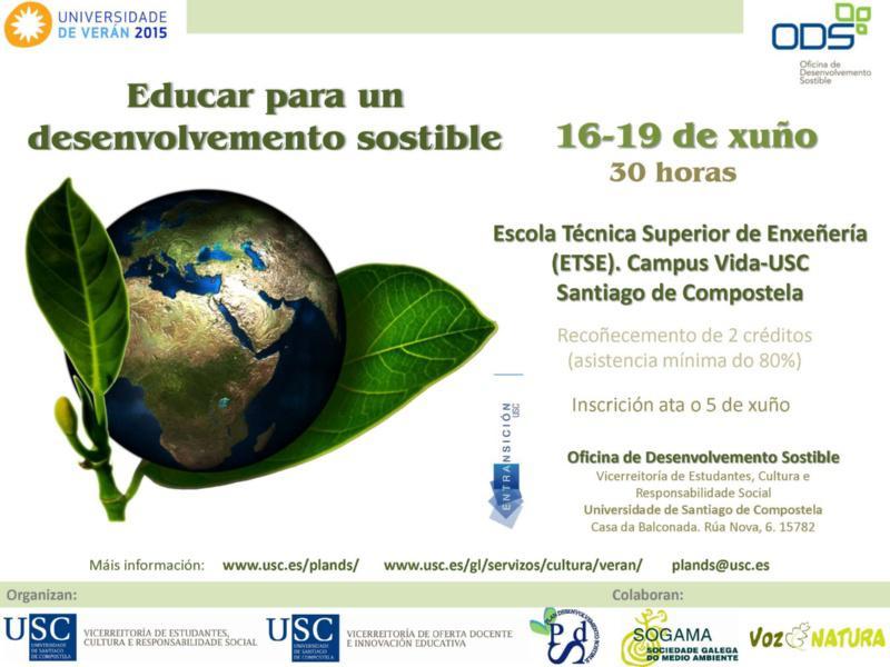 Abordan na ETSE a sustentabilidade dende a educación