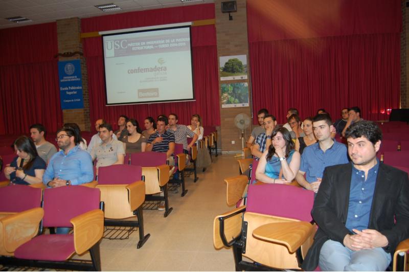 O máster en Enxeñaría da Madeira Estrutural da USC pecha a súa quinta edición na EPS con premios aos mellores proxectos 