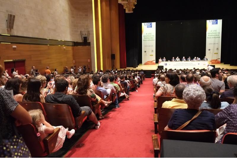 A USC recoñece o esforzo do mellor estudantado galego 