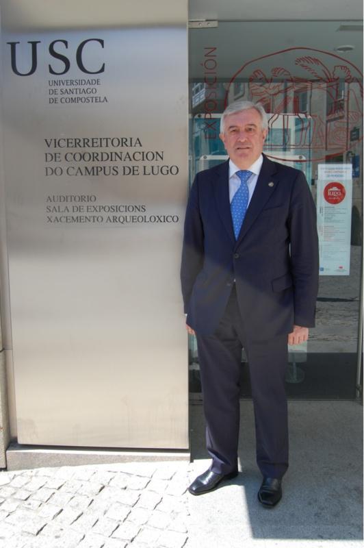 Visita institucional do reitor da USC ao Concello e á Deputación Provincial de Lugo