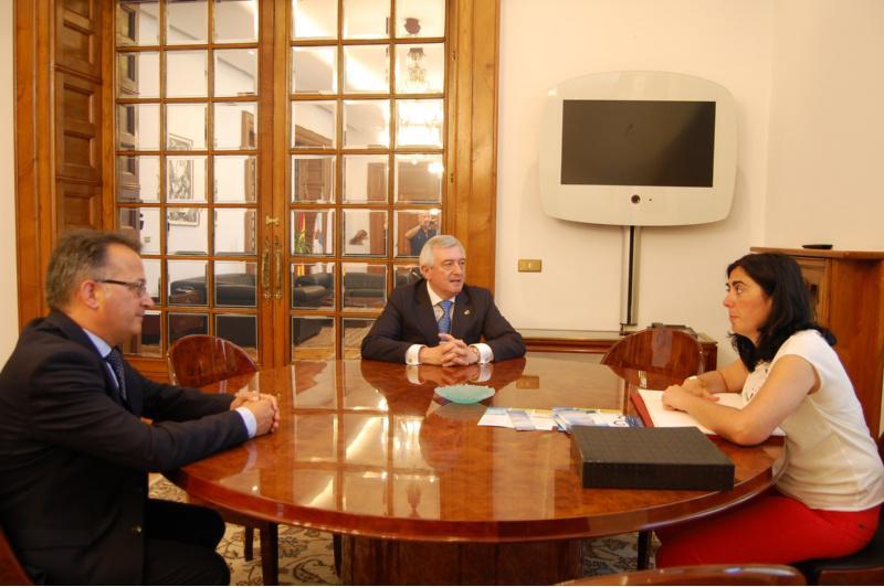 Visita institucional do reitor da USC ao Concello e á Deputación Provincial de Lugo