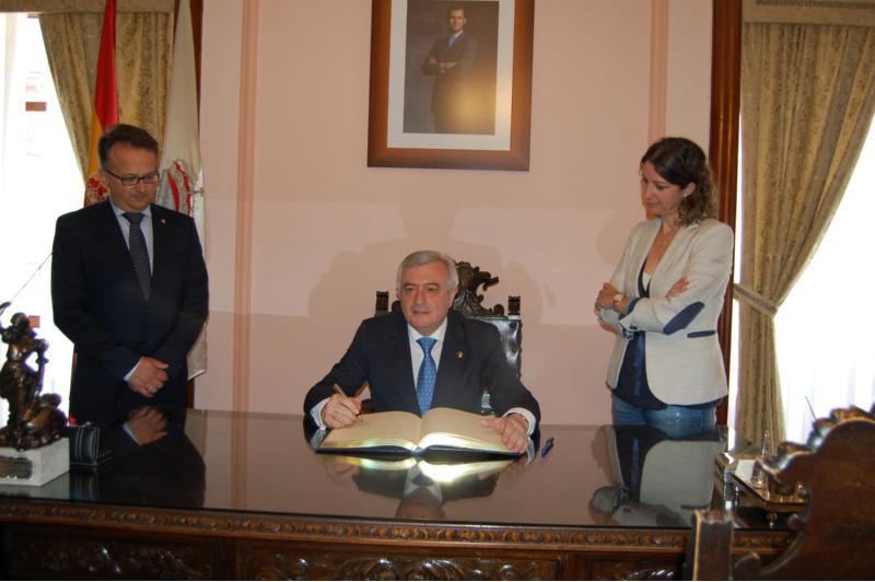 Visita institucional do reitor da USC ao Concello e á Deputación Provincial de Lugo