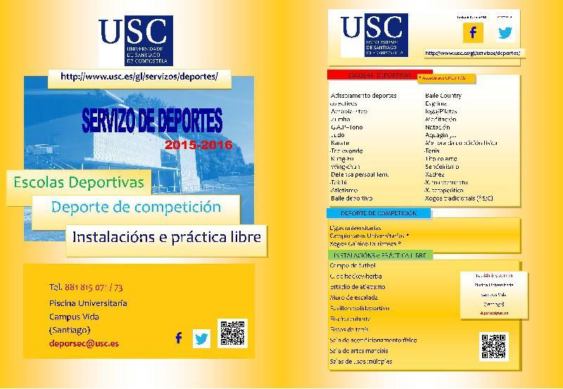 Xa se pode formalizar a matrícula nas actividades das escolas deportivas 2015-2016