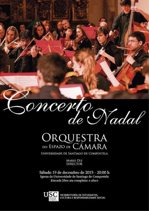 Concertos de nadal da Orquestra do Espazo de Cámara e do Coro Universitario da USC