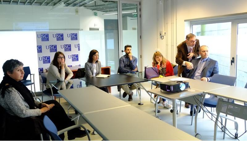 A concelleira de Igualdade, Desenvolvemento Económico e Turismo visita as instalacións do edificio Emprendia