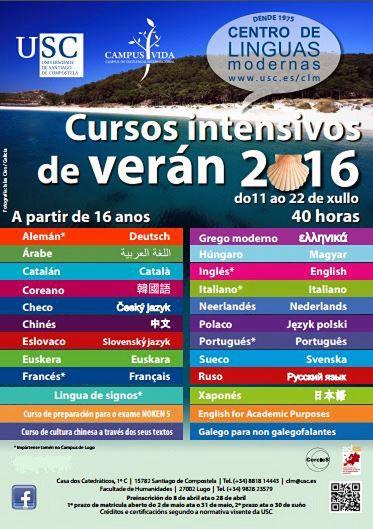 Aberta a preinscrición nos cursos intensivos de verán do Centro de Linguas Modernas