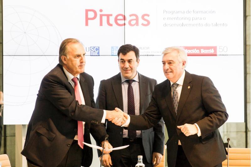 A USC participa no programa Piteas da Fundación Barrié, de formación e apadriñamento para o desenvolvemento do talento