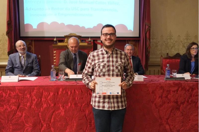 Yuzz Santiago premia cun viaxe a Silicon Valley o proxecto Pyrkaia Firing System, un software para deseñar eventos de fogos artificiais