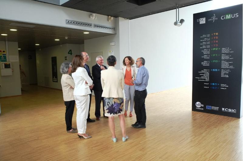 Campus Vida recibiu a visita da conselleiro de Sanidade