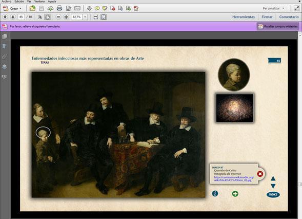 Un libro editado pola USC ensina as particularidades das enfermidades infecciosas a través da arte