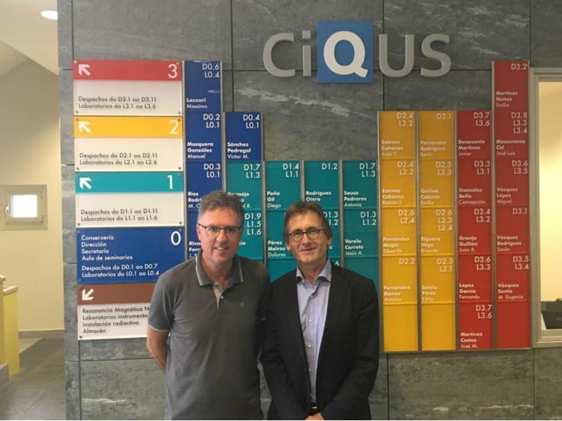 O novo Premio Nobel de Química Ben L. Feringa, un habitual na USC