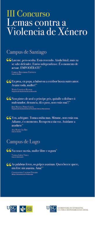 A USC conmemora o Día Internacional para a Eliminación da Violencia contra as Mulleres