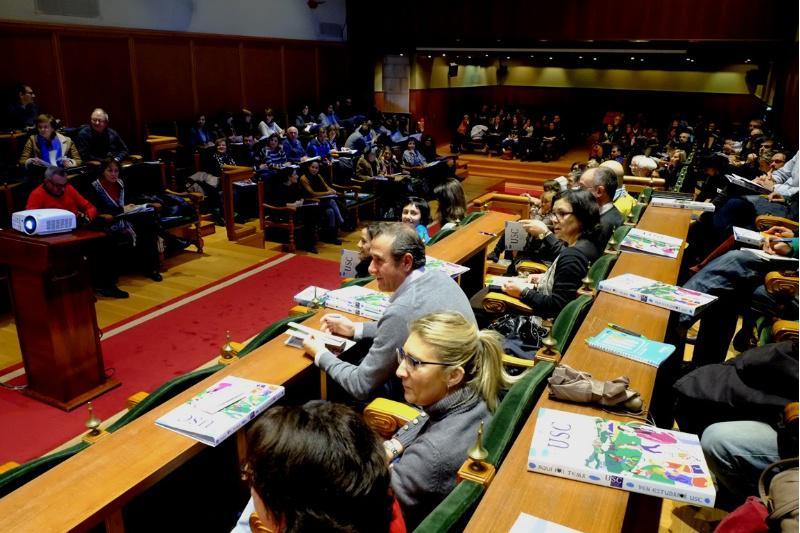 Os centros de ensino medio de Galicia coñeceron na USC as cuestións de interese para o futuro alumnado universitario