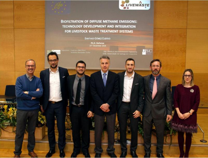 Unha tese da USC pon en marcha unha planta de tratamento integral dos xurros dunha industria de gando porcino en Chipre