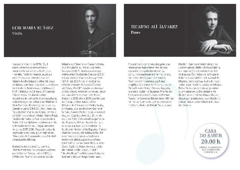 Músicas a carón da Mosqueira iniciará o luns a programación de Lugo Cultural para 2017